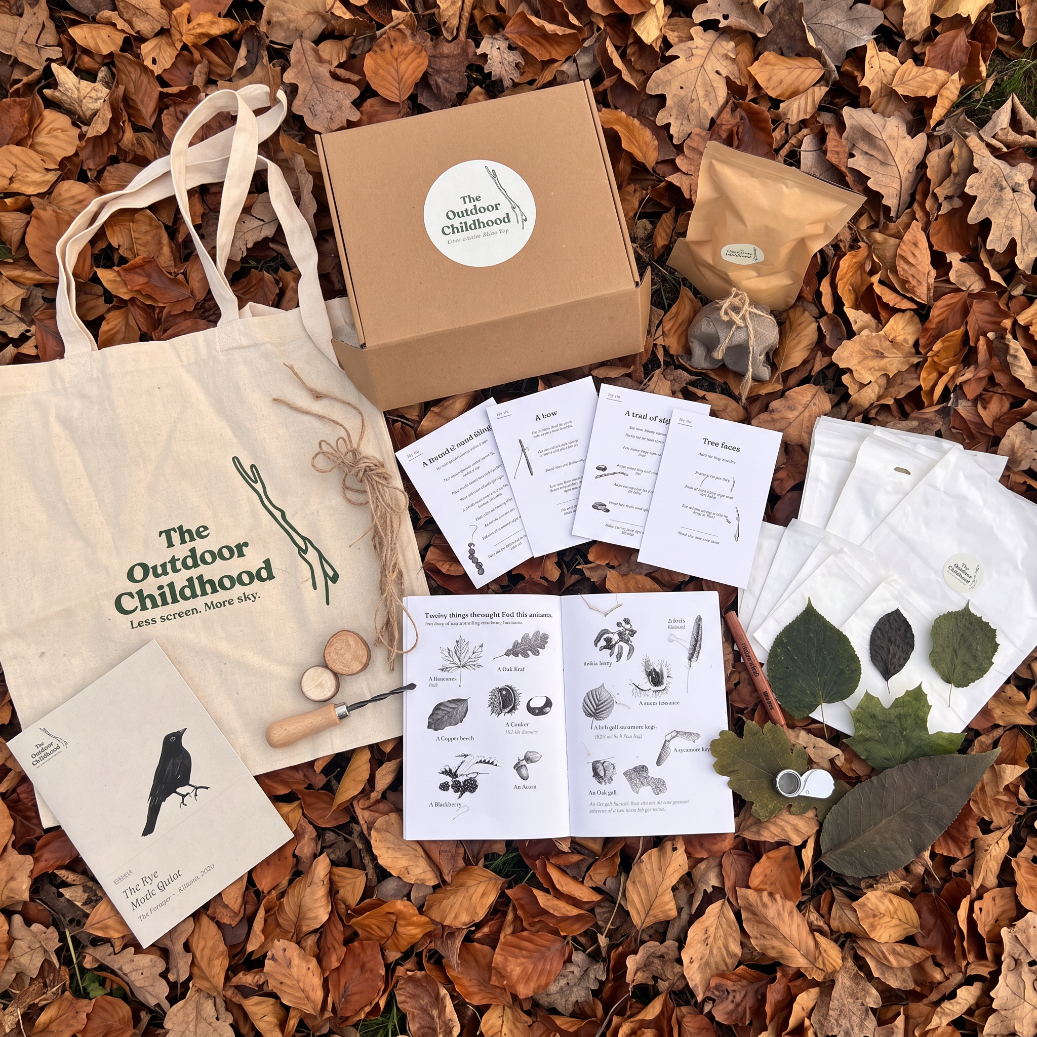 The Forager - A slow-looking kit for hedgerow and woodland walks.